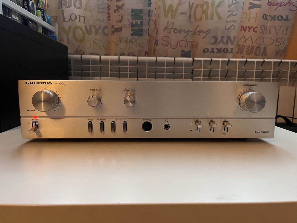 Wzmacniacz Grundig V 1000 po remoncie