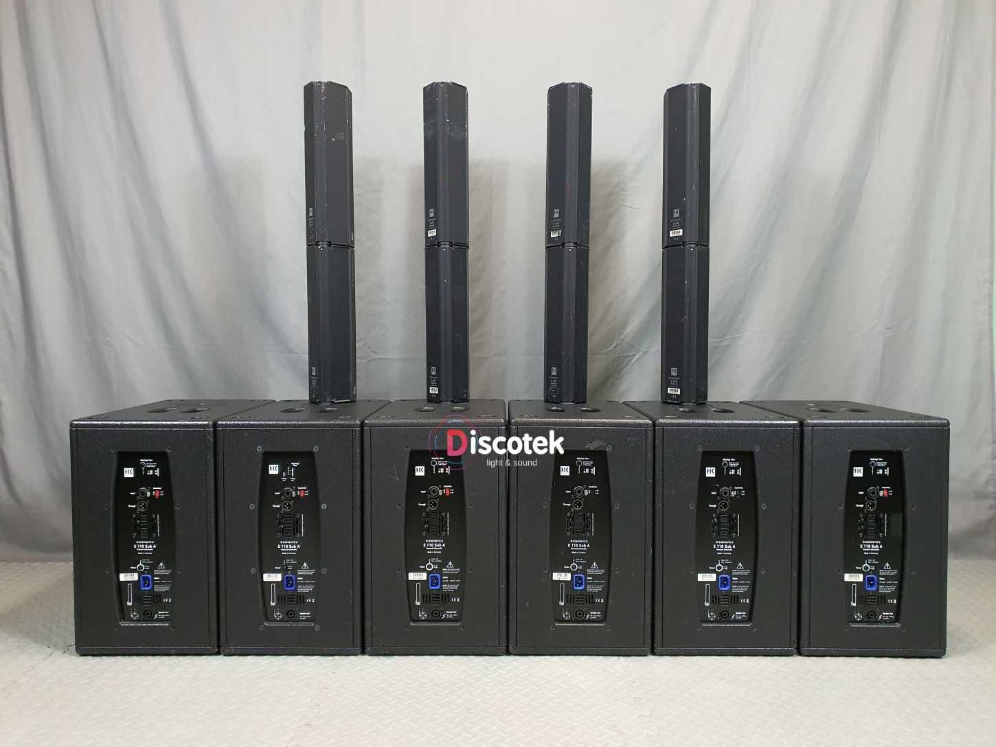HK-Audio Elements | 6 x E110A + 8 x E435 | Pokrowce | Max konfiguracja