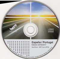 CD GPS Peugeot-Citroen RT3/RT4/RT5 2016/2017 Portugal+Espanha NAVTEQ