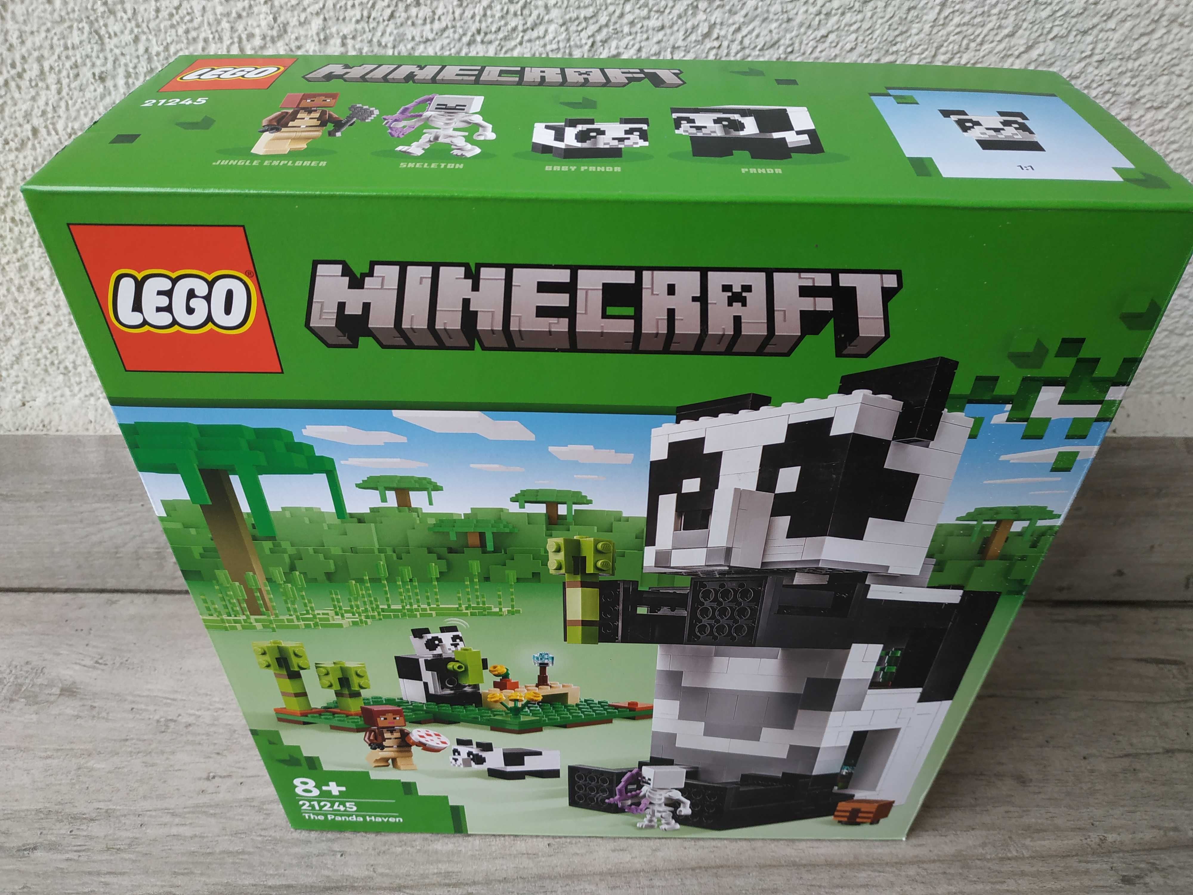 LEGO Minecraft 21245 Rezerwat pandy - NOWY - zestaw Warszawa Ursynów