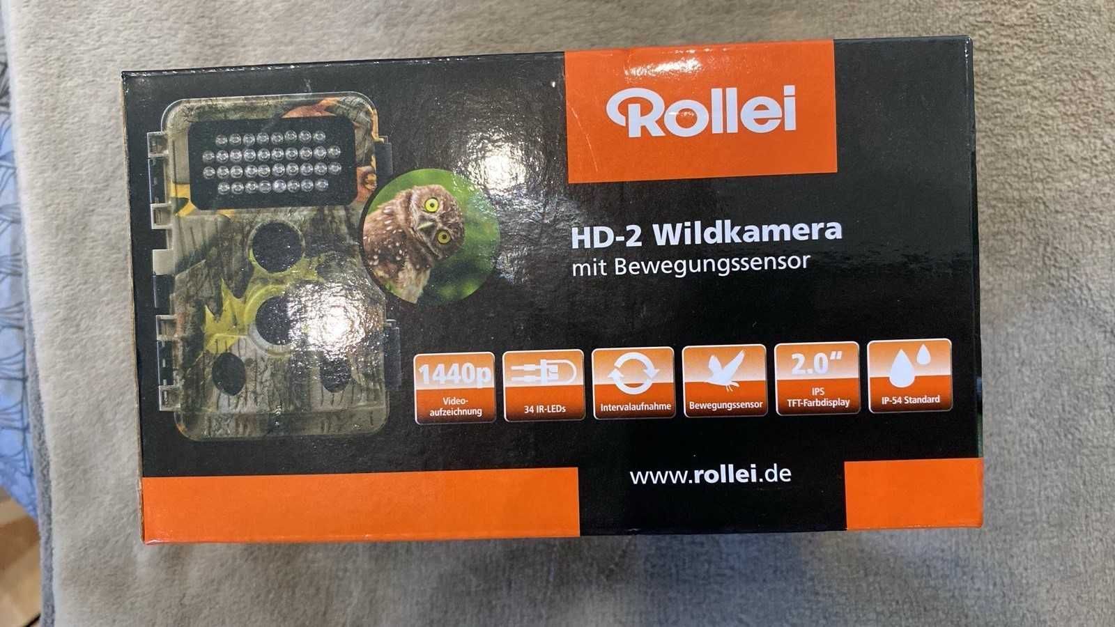 Kamerka, Fotopułapka Rollei HD-2 - Nowa!