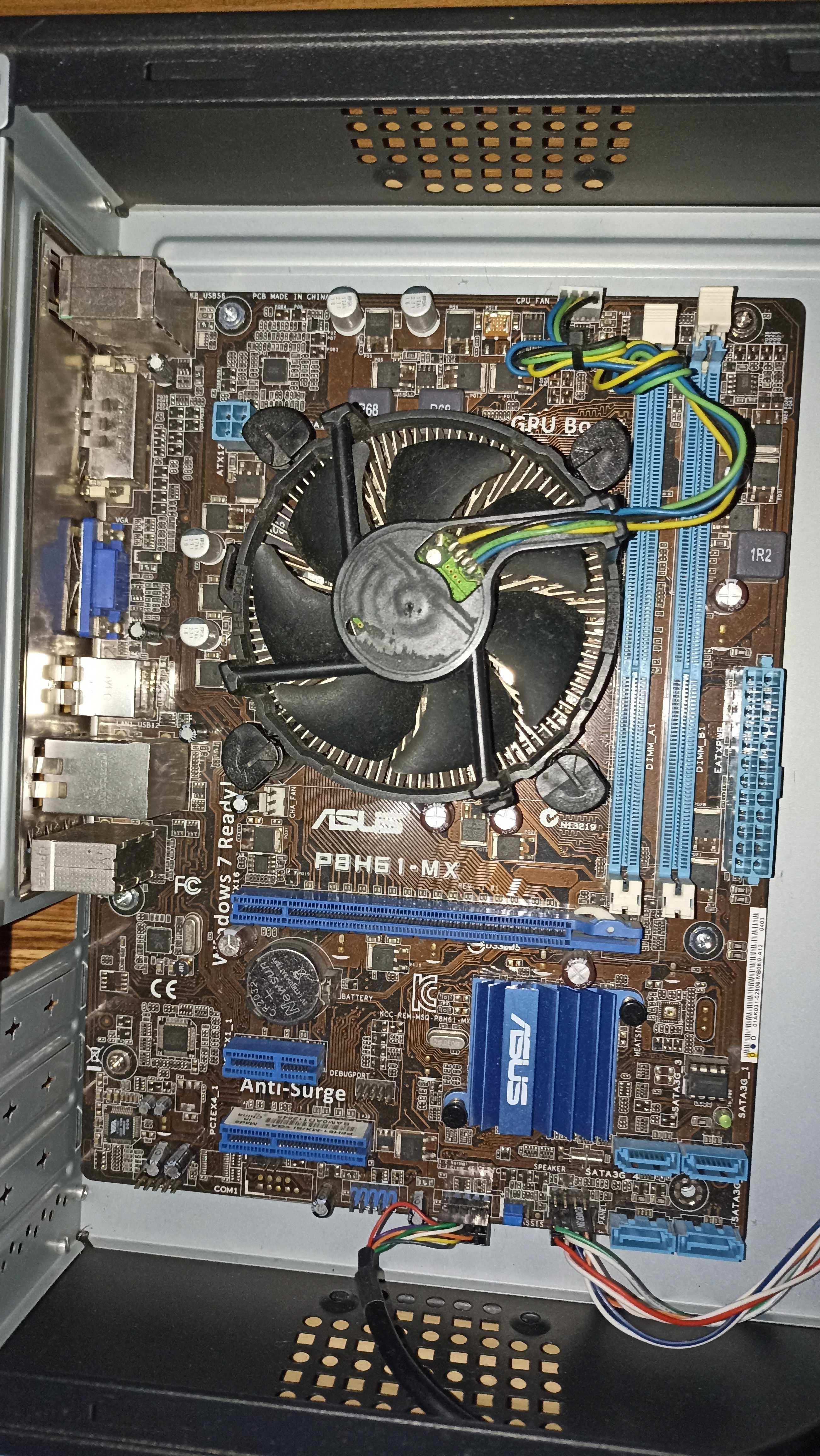 Материнская плата Asus p8h61-mx (s 1155) - Intel i3 2100