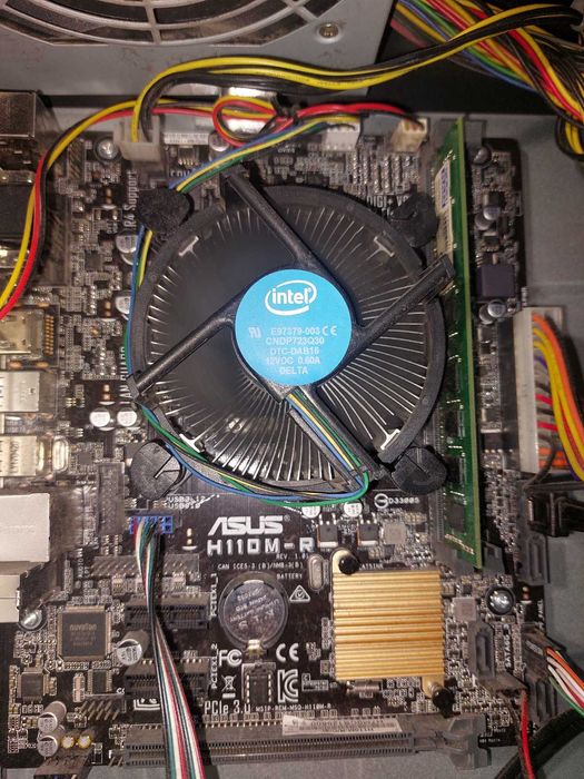 Материнская плата Asus H110M-R s1151, Intel H110,  Проц + охолодженн