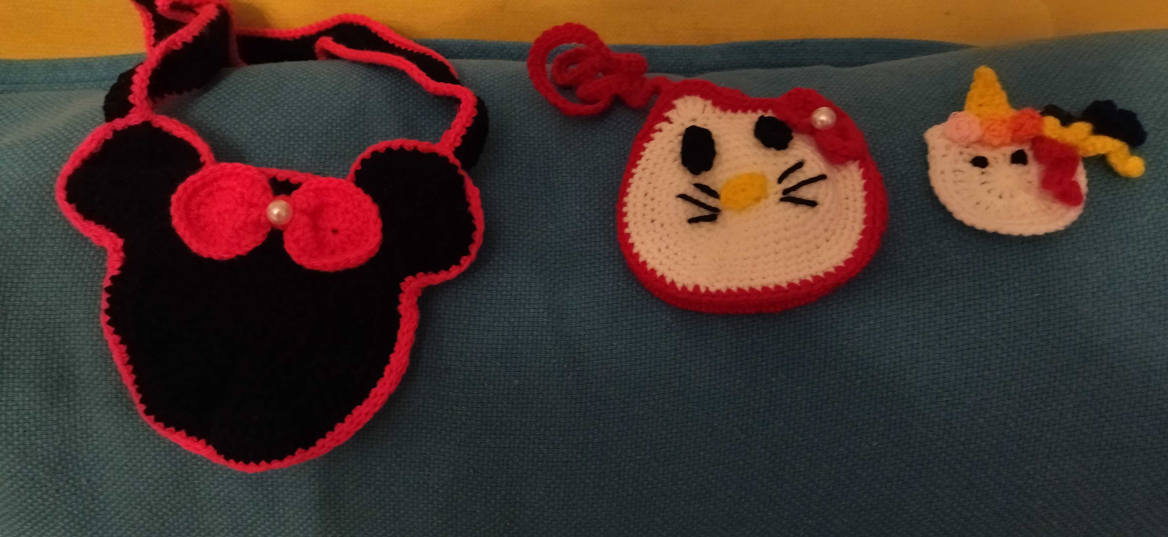 Bolsa Hello Kitty em crochet