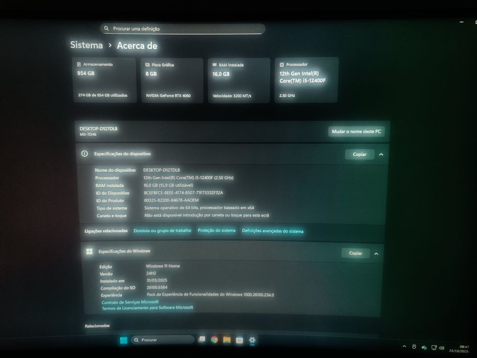 Setup gaming completo