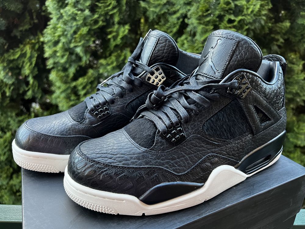 Nike Air Jordan 4 Retro Premium Black Pony Pinnacle