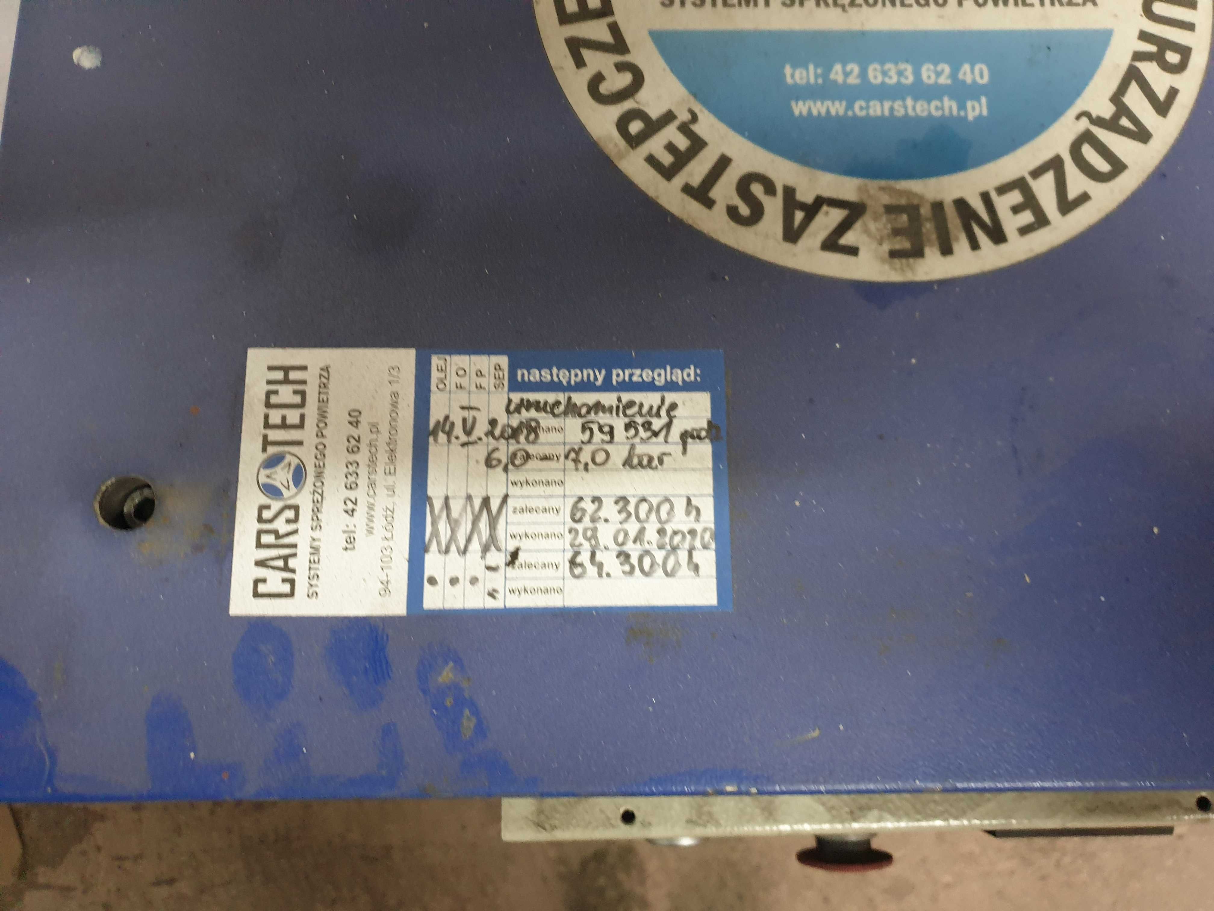 Kompresor śrubowy SPRĘŻARKA ŚRÓBOWA CECCATO 7114 BAR 8 KW 15