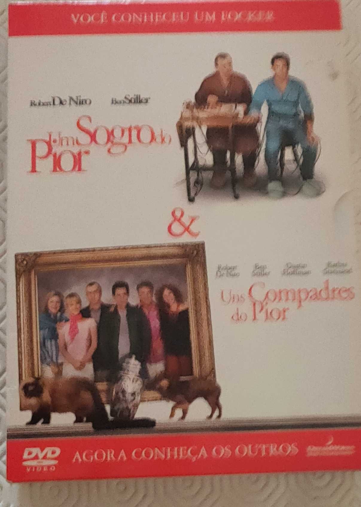 DVD edição 2 filmes Um sogro do pior e Uns compadres do pior