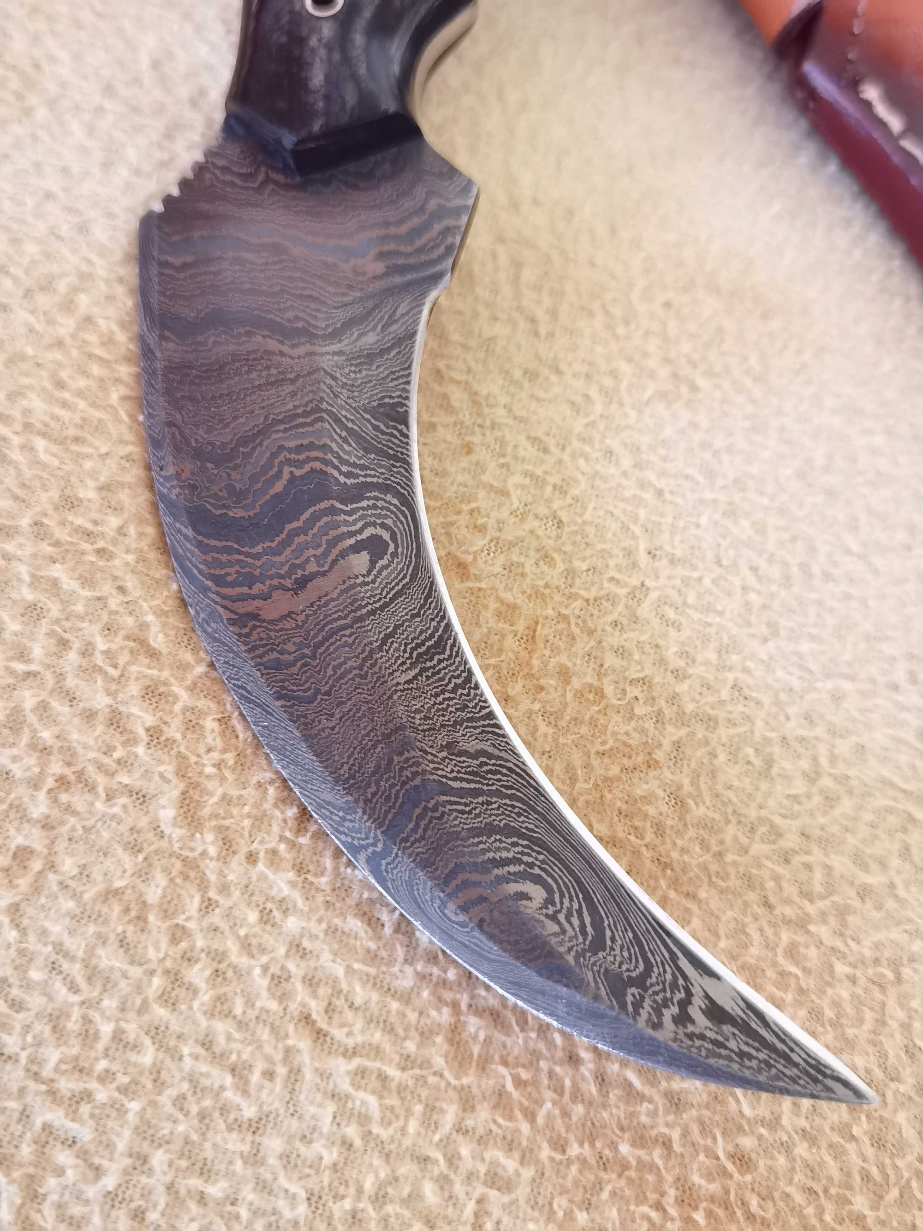 Nóż, Karambit Damast 4/59HRC