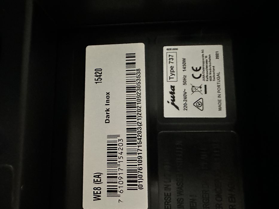 Automatyczny ekspres do kawy Jura WE8