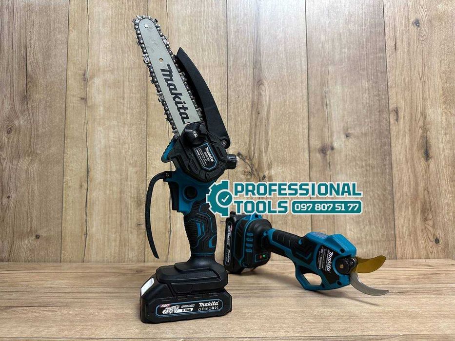 Акумуляторний садовий комплект Makita Секатор DMT93BL + Пилка DUC365BL