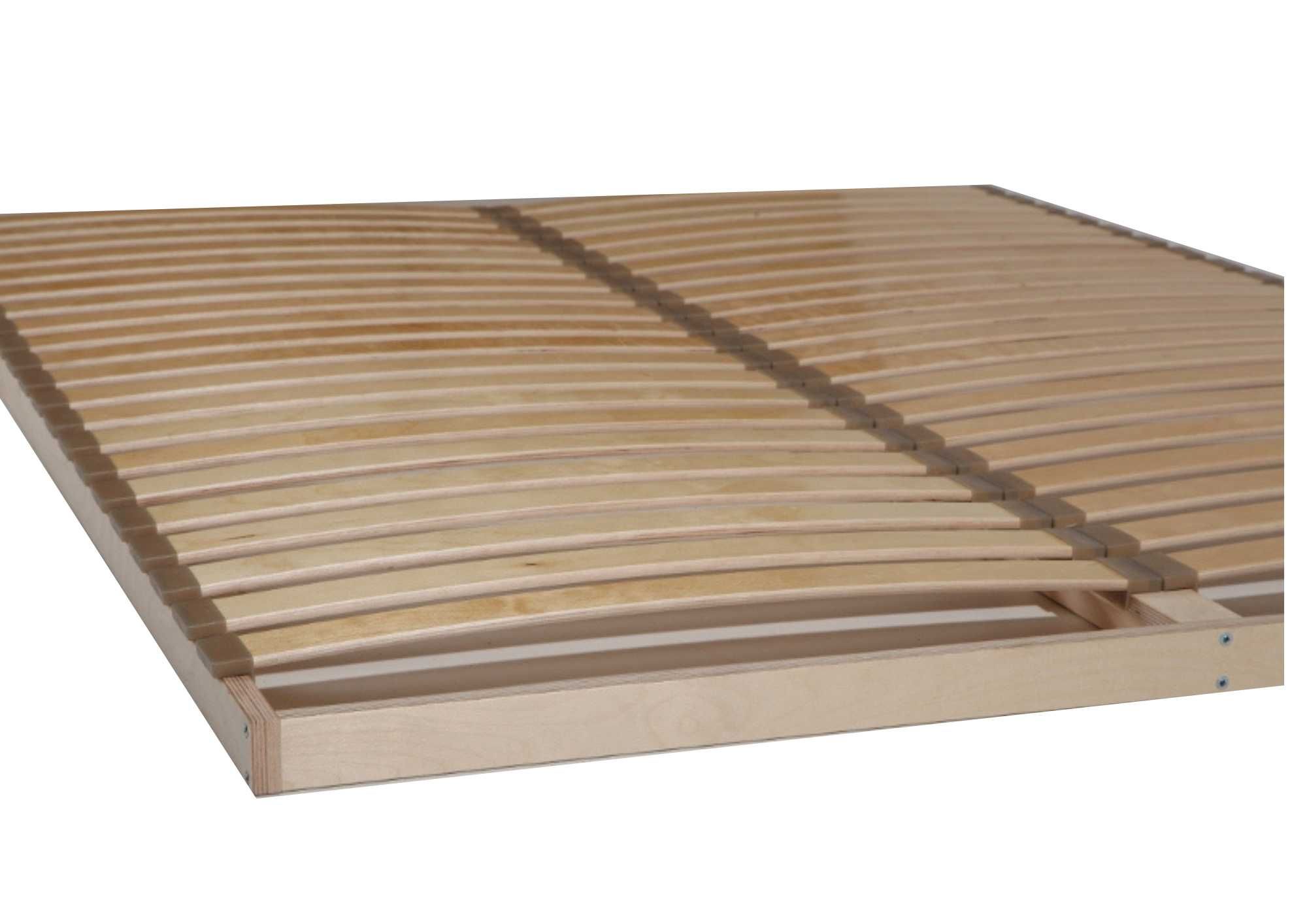 Stelaż elastyczny pod materac 80x180 na drewnianej ramie