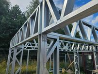 Konstrukcja kratowa wiata carport altana do skręcenia