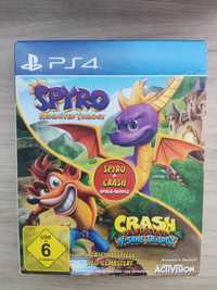 Spyro Reignited Trilogy + Crash Bandicoot Trilogy 6 Gier Playstation 4
