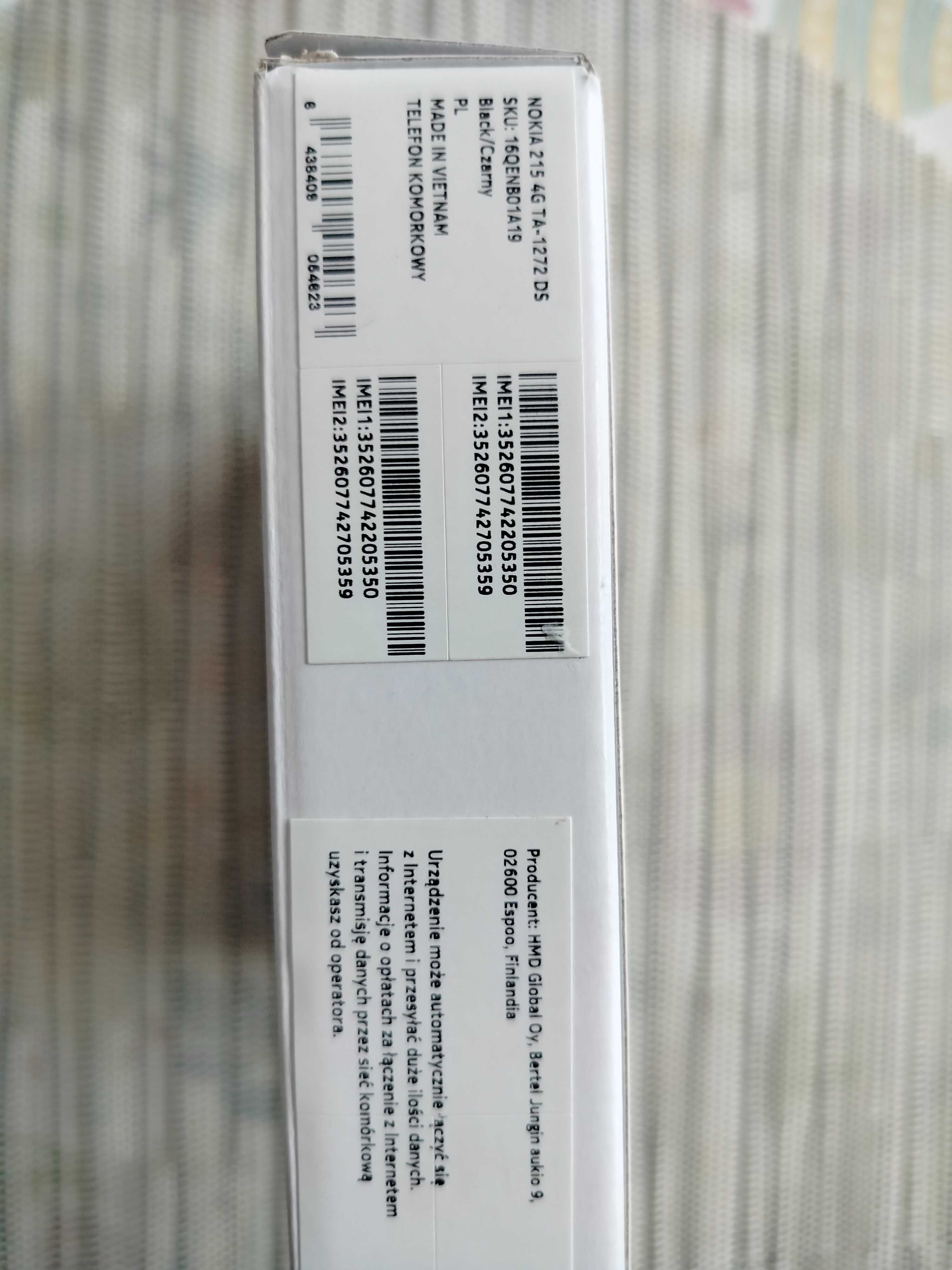 Nokia 215 4G Dual SIM - NOWY