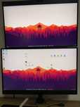 Dwa monitory Benq EX2710Q 2K 165hz