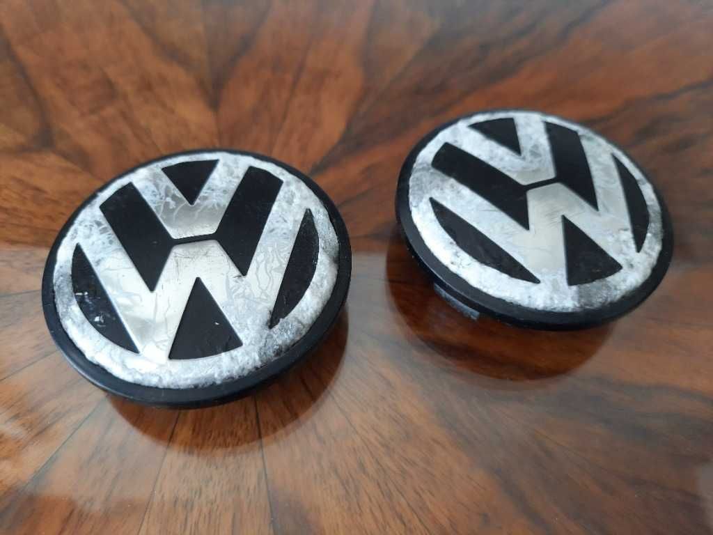 Oryginalne używane zaślepki do felg aluminiowych VW. Cena za 2 szt.