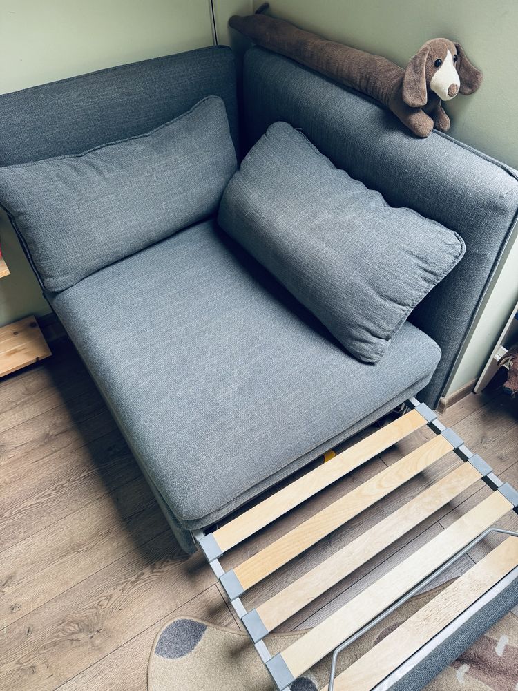 Ikea Vallentuna - sofa rozkladana - 1 osobowa
