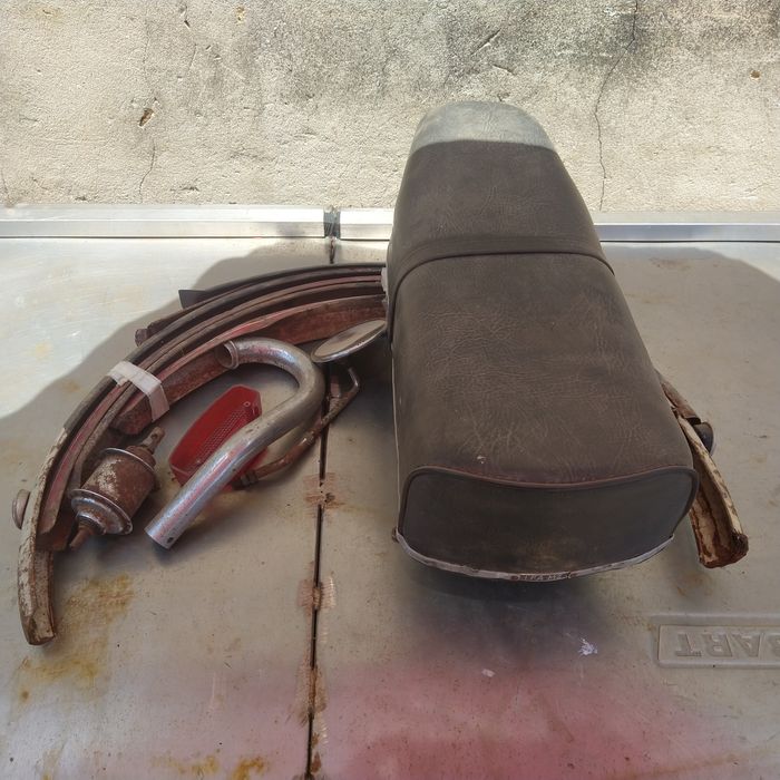 Guarda-lamas para bicicleta e assento de mota