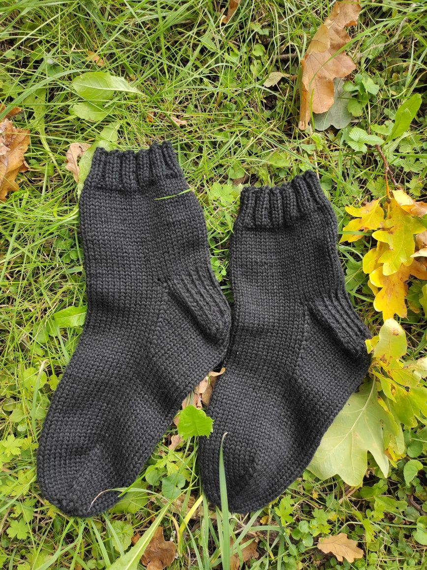 Чоловічі в'язані шкарпетки