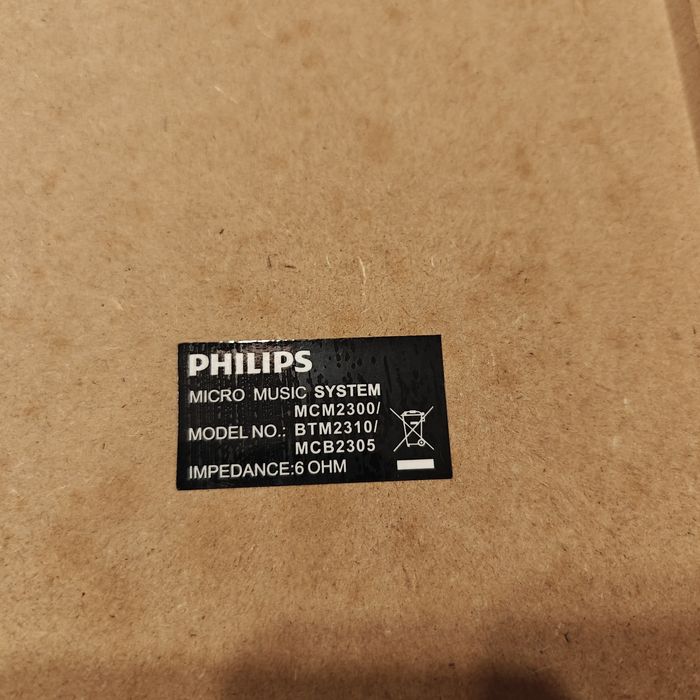 Aparelhagem Philips com 2 colunas