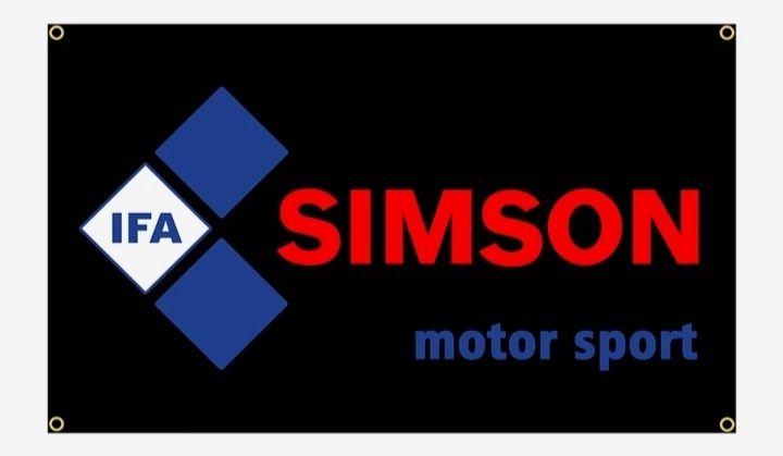 Plakat baner Simson S51 IFA 90x60cm DDR