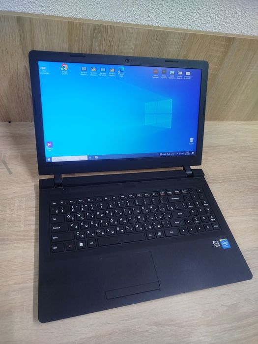 Ноутбук Lenovo 100-15ibr 4ядра n3540 батарея 2-3ч