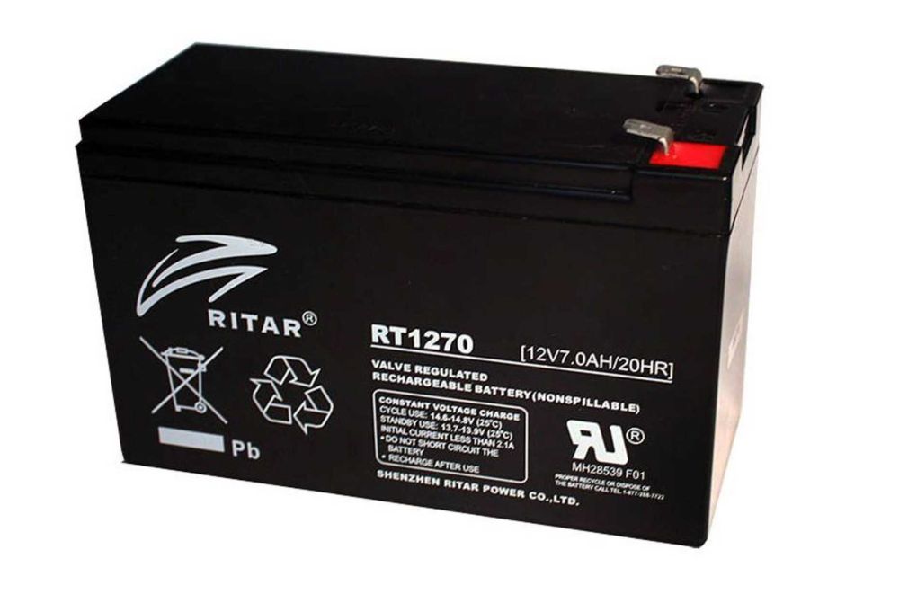 Акумулятор Ritar AGM RT1270, 12V 7Ah