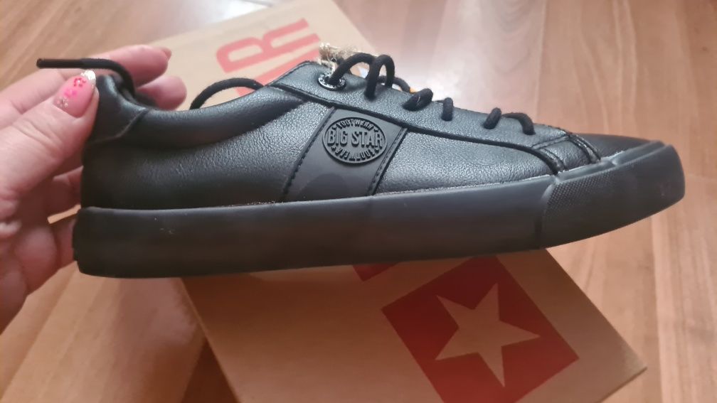 Czarne trampki big star rozm 37