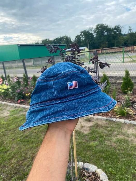Bucket hat kapelusz jeansowy Us Polo Assn S granatowy denim unisex USA