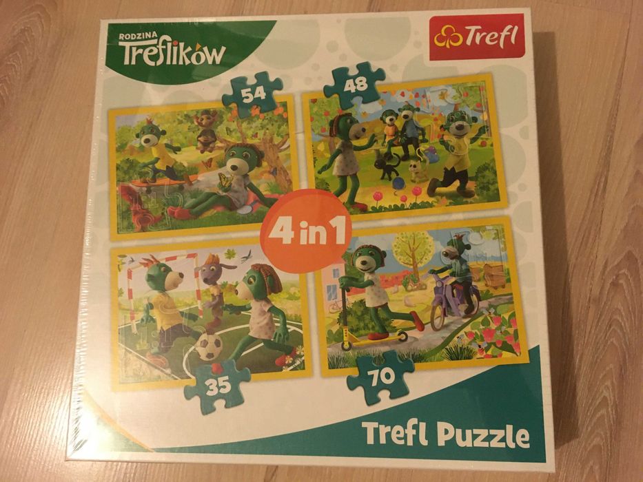 Puzzle Wspólne zabawy Treflików
