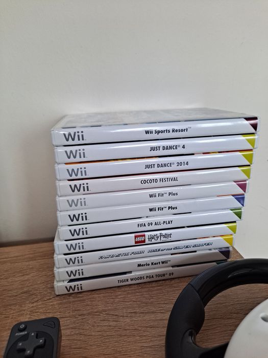 Konsola Nintendo Wii +Gry Akcesoria