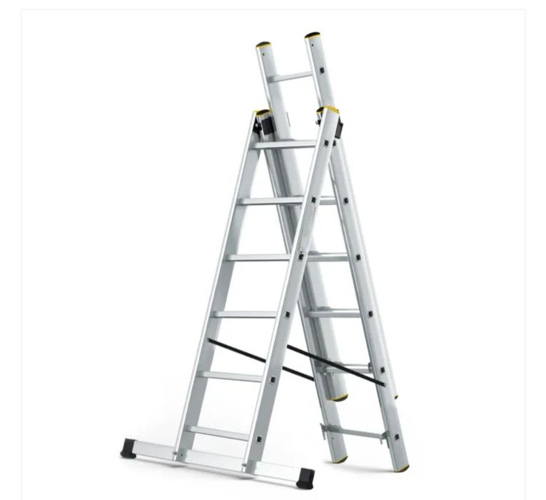 Drabina aluminiowa 3x6 domowa promocja