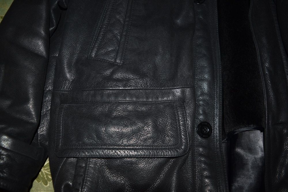 Куртка,дублёнка Tom Colins,натуральная кожа,56-58 рр,