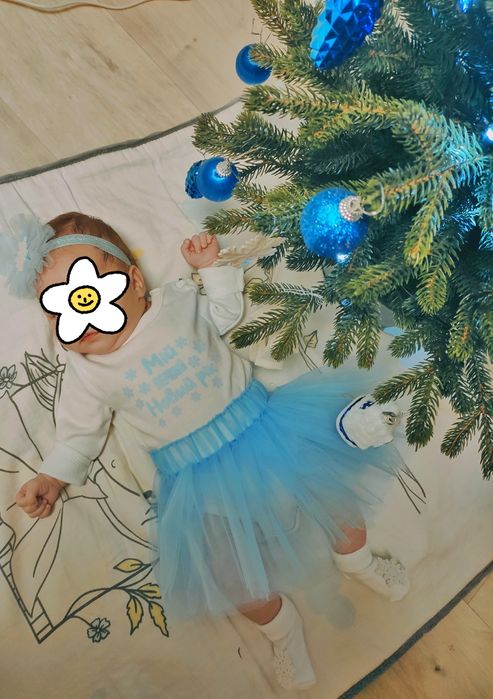 Костюм для новорожденных девочки "Мій перший Новий рік"