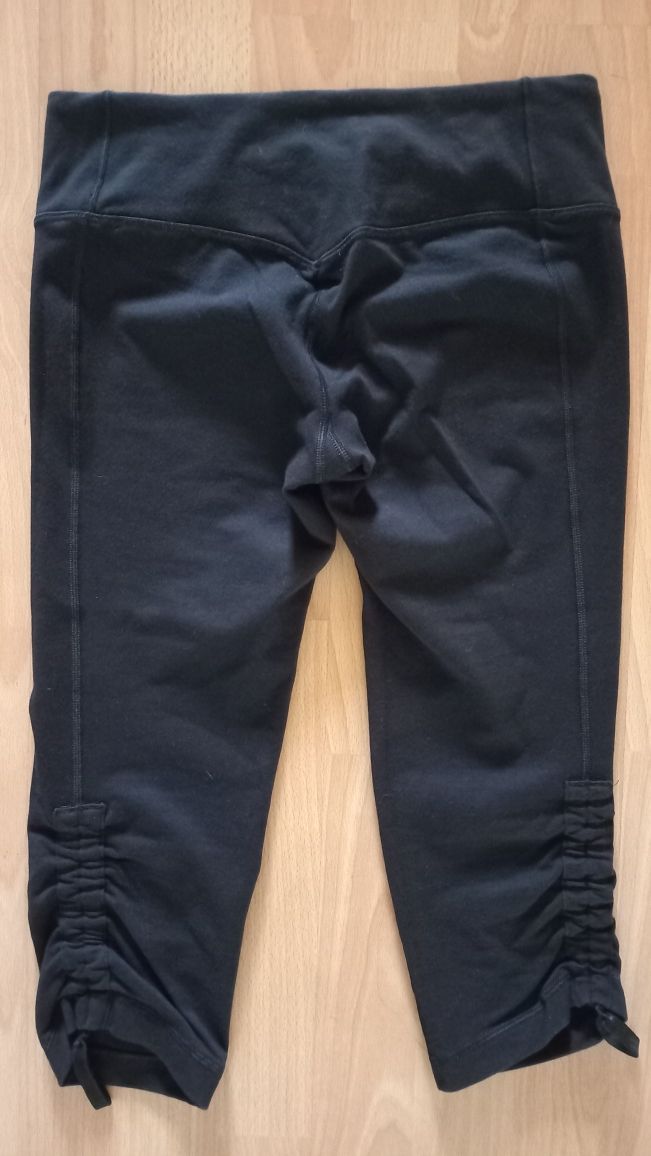NIKE - czarne legginsy/getry/spodnie sportowe, roz. S/M
