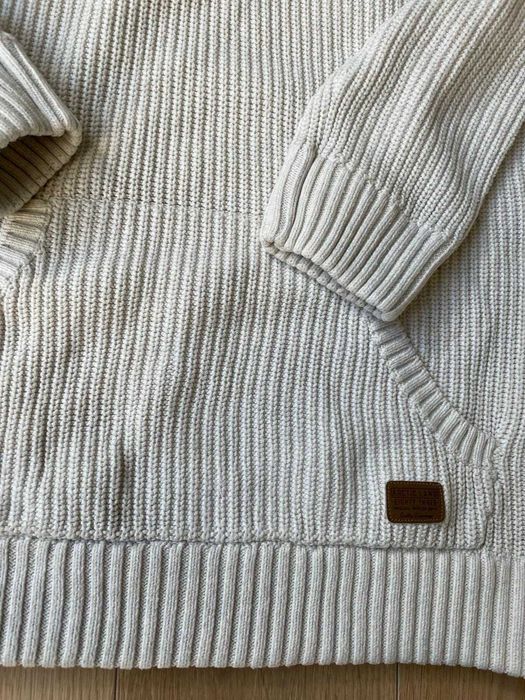 Sweter Tape à l’Oeil kremowy z kapturem 100% bawełna idealny stan 152