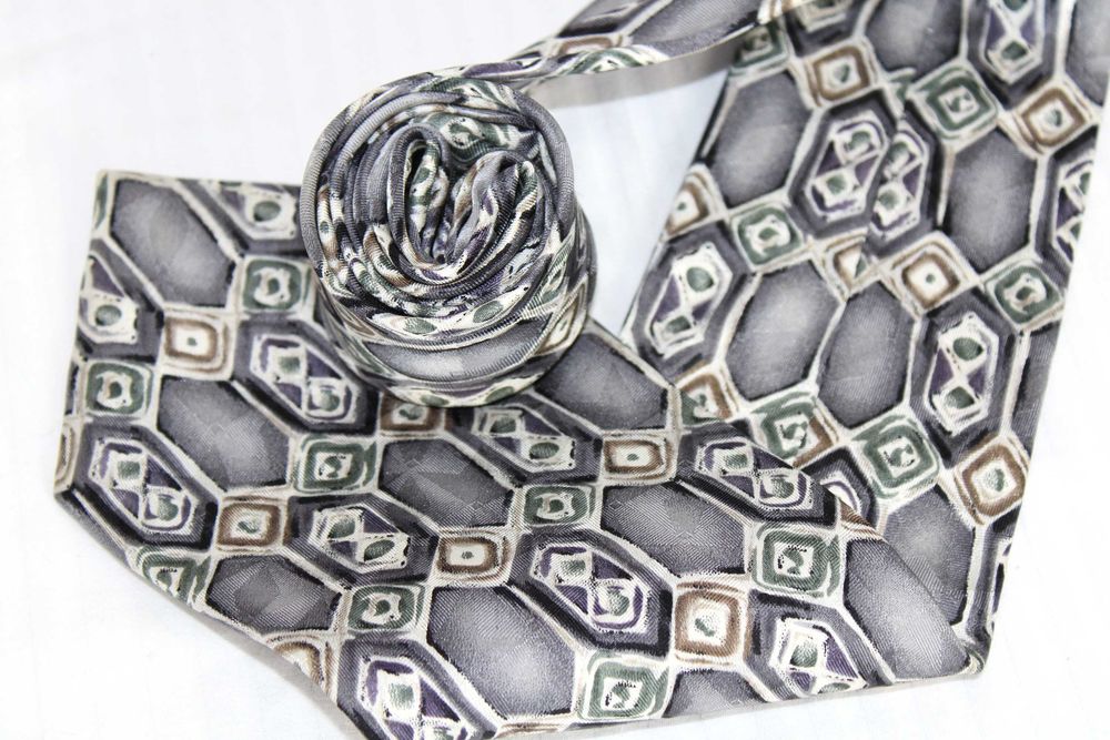 K9 STAFFORD Stylowy Jedwabny Krawat Jedwab
