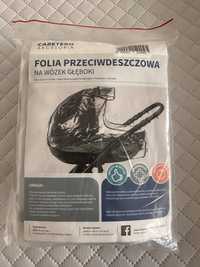 Folia przeciwdeszczowa na wózek gleboki