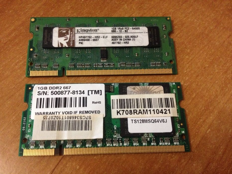 Оперативна пам'ять (ОЗУ) в Ноутбук DDR2 - 1Gb