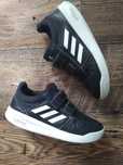Czarne buty adidas chłopięce na rzepy rozmiar 35