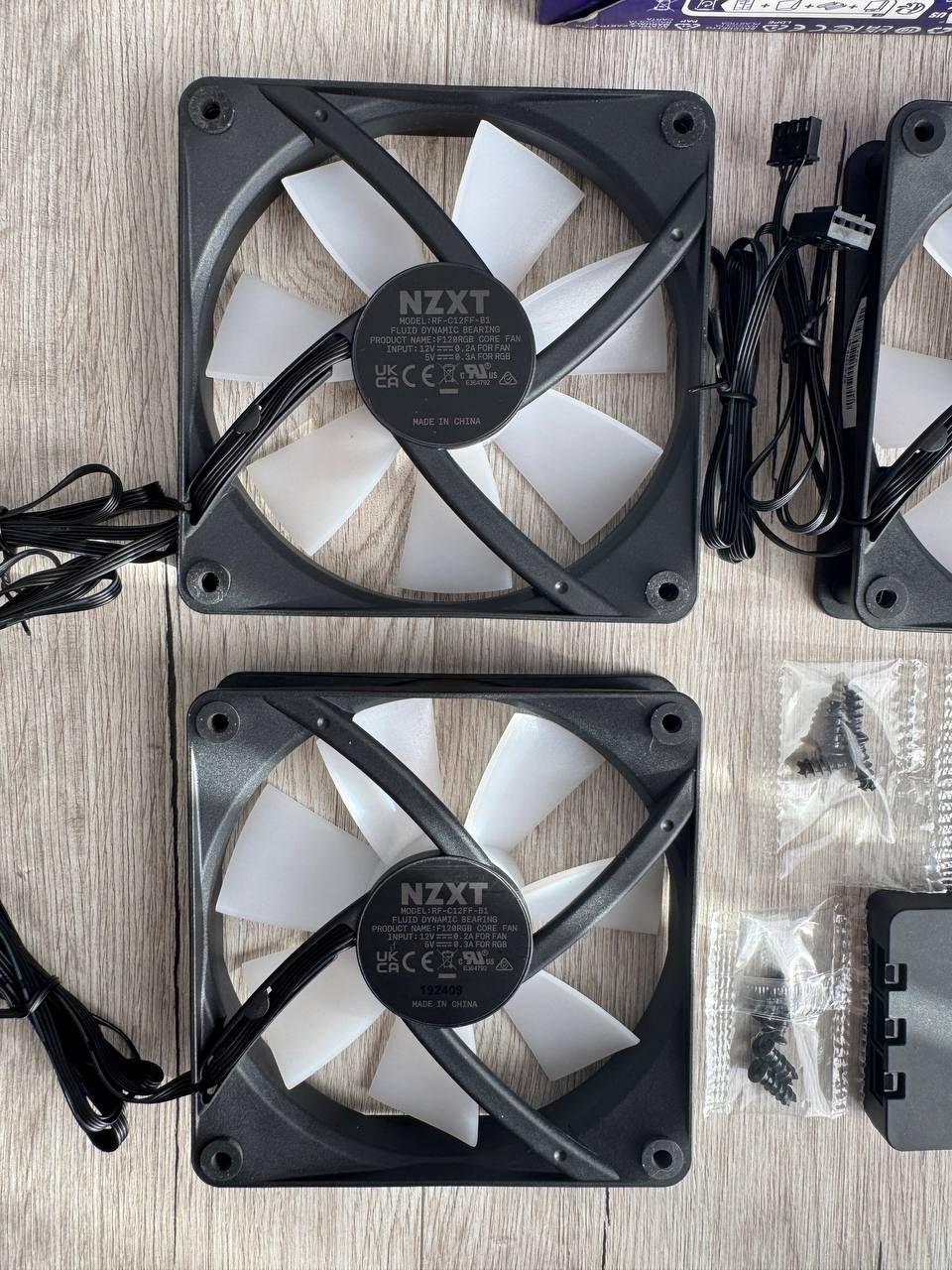 Вентилятор NZXT F120 RGB Core 120мм, чорний (RF-C12TF-B1)