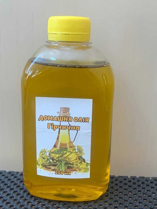 Олія сиродавлена гірчична 0,5л