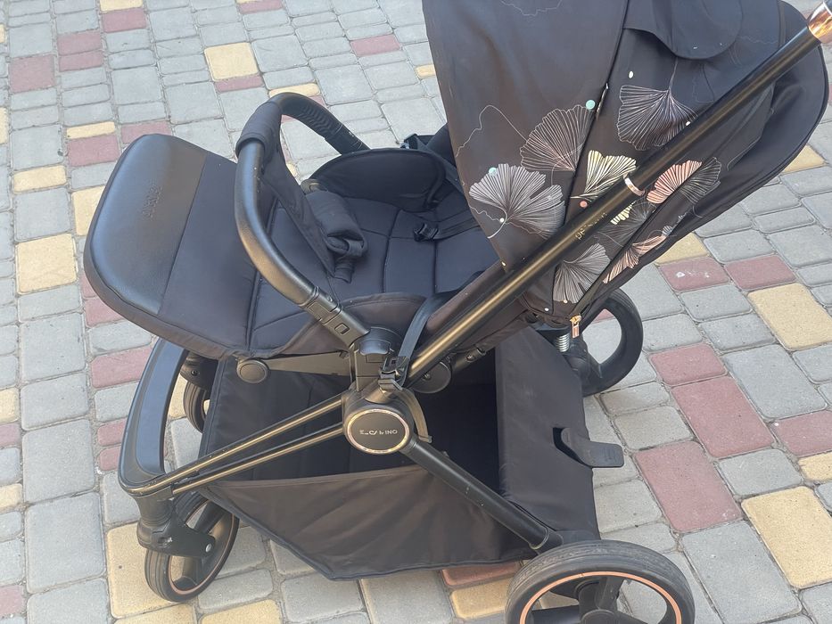 Коляска універсальна в тканині 2в1