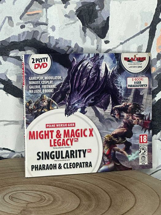 Faraon + Kleopatra + inne gry PC - stan bardzo dobry