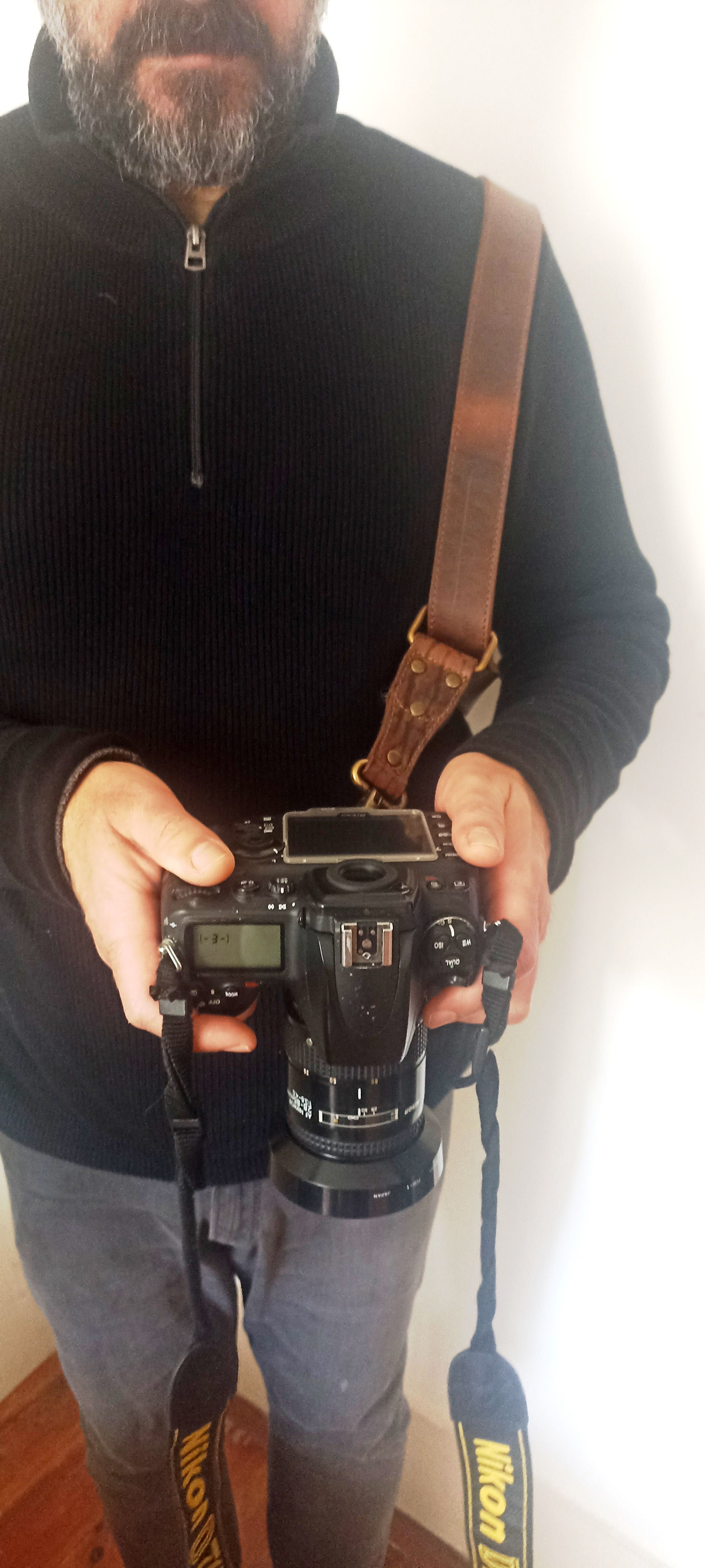 Kalahari Cinta cabedal para 2 DSLR