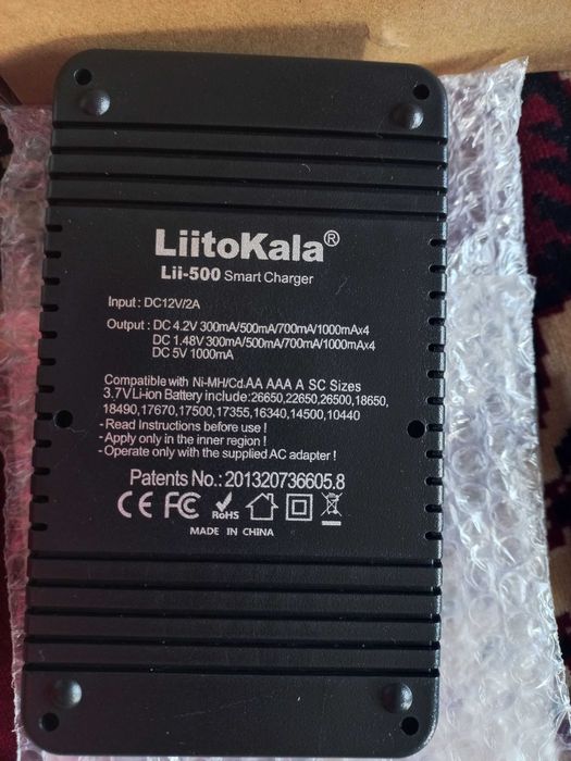 Зарядка Litokala lii 500 li-ion Ni-Cd Power Bank