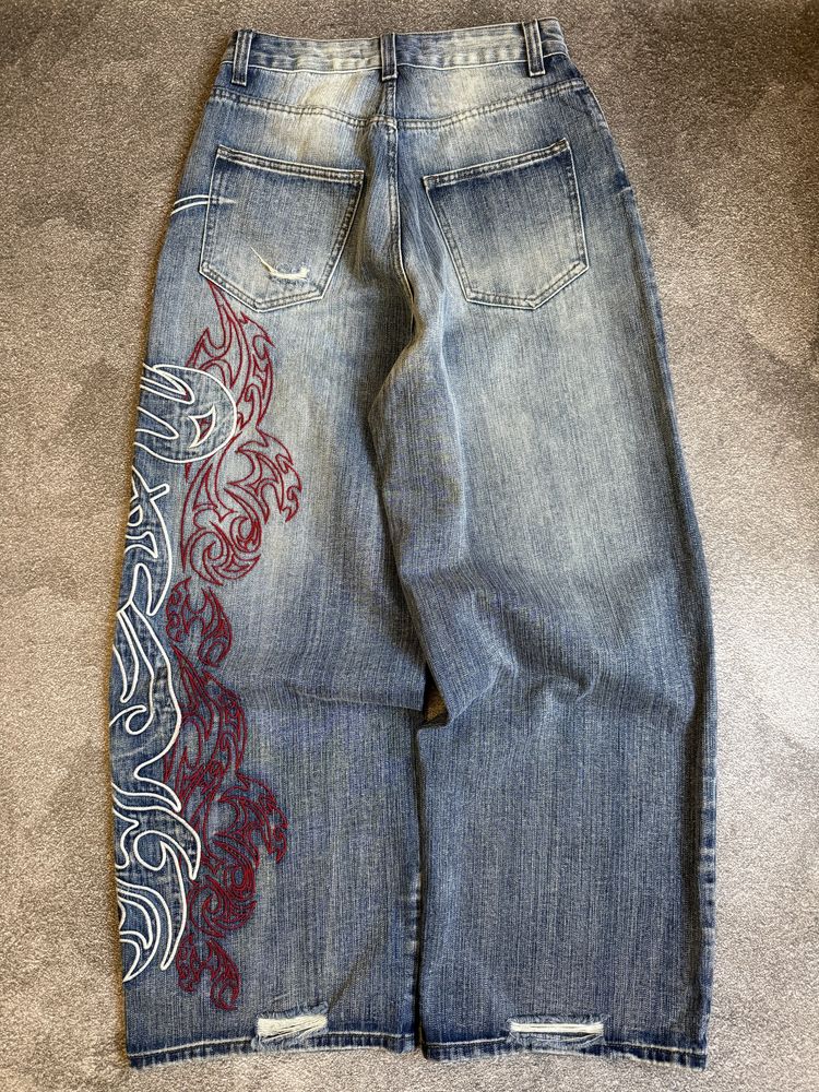 Штани джинси джинсы jaded london Layered Tribal XL Colossus Jeans