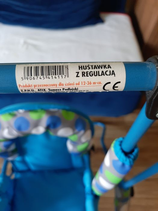 huśtawka domowa/ogrodowa na stelażu