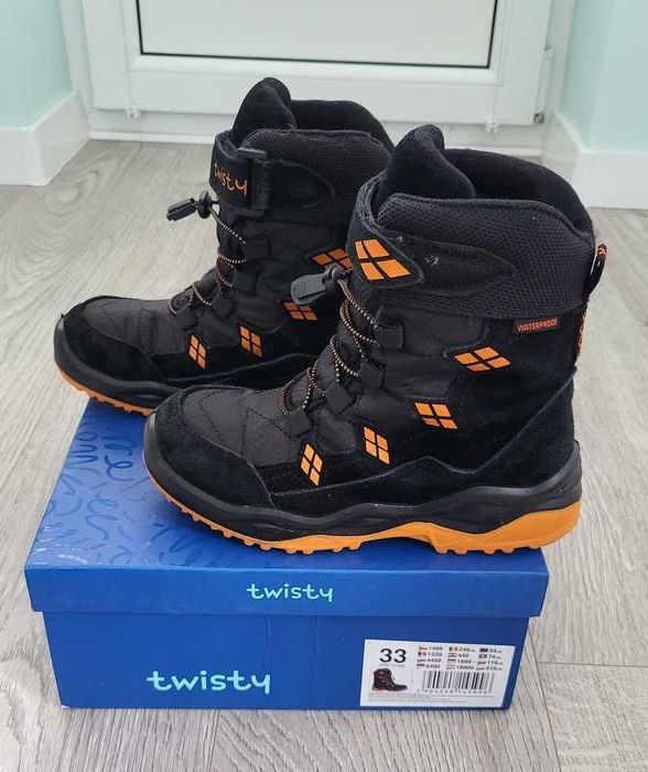 Kozaki buty zimowe twisty rozm 33